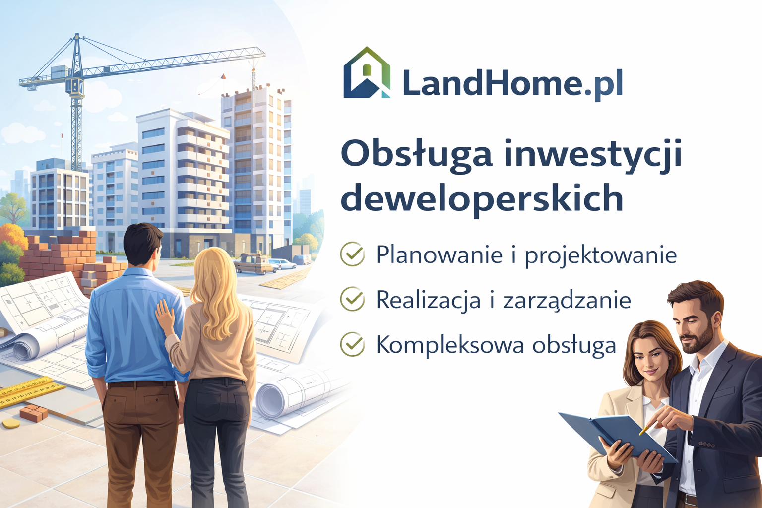 Obsługa inwestycji deweloperskiej rynek pierwotny LandHome